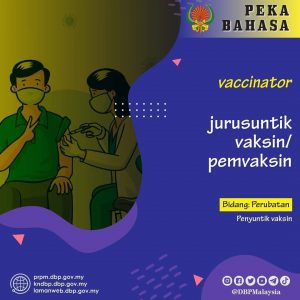 pekabahasa jurusuntik vaksin