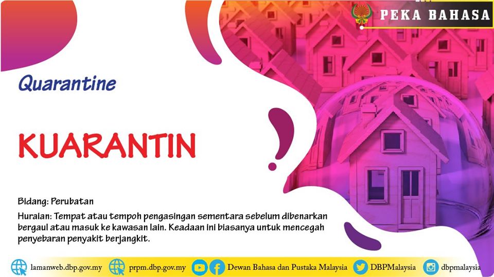 pekabahasa kuarantin