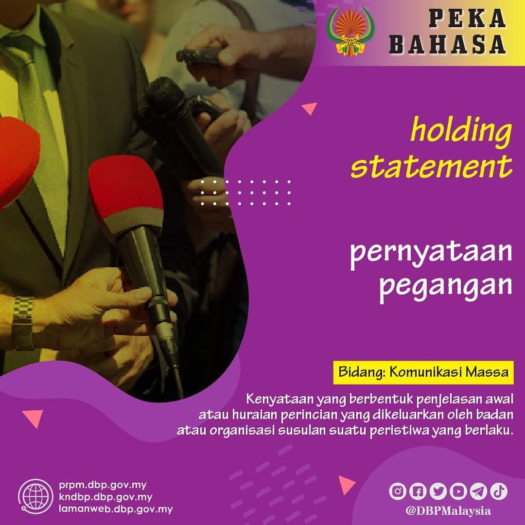 pekabahasa pernyataan pegangan