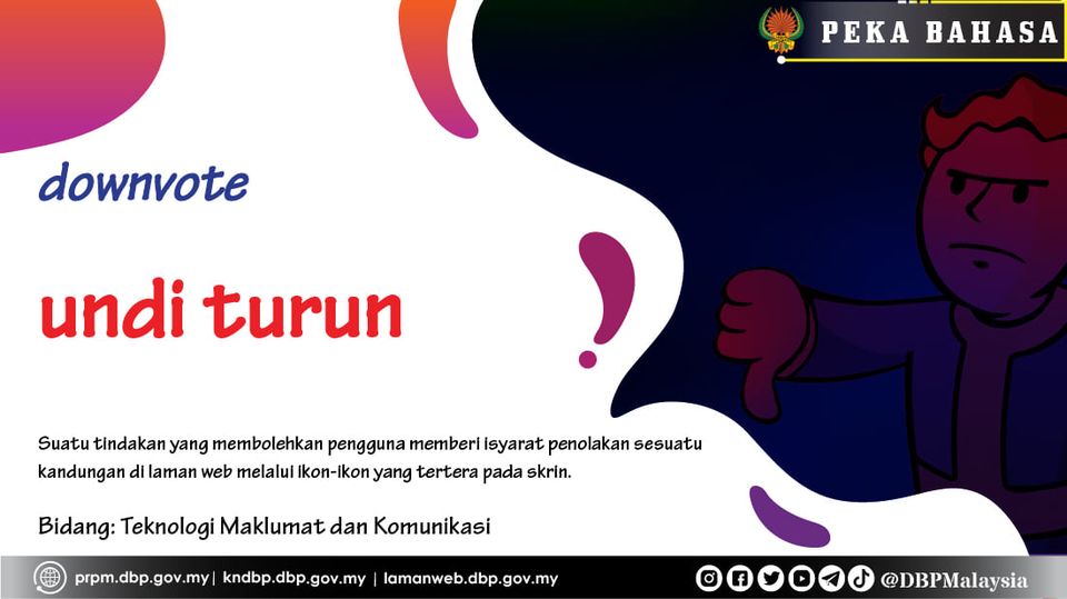 pekabahasa undi turun