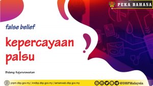 kepercayaan palsu