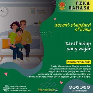 taraf hidup yang wajar