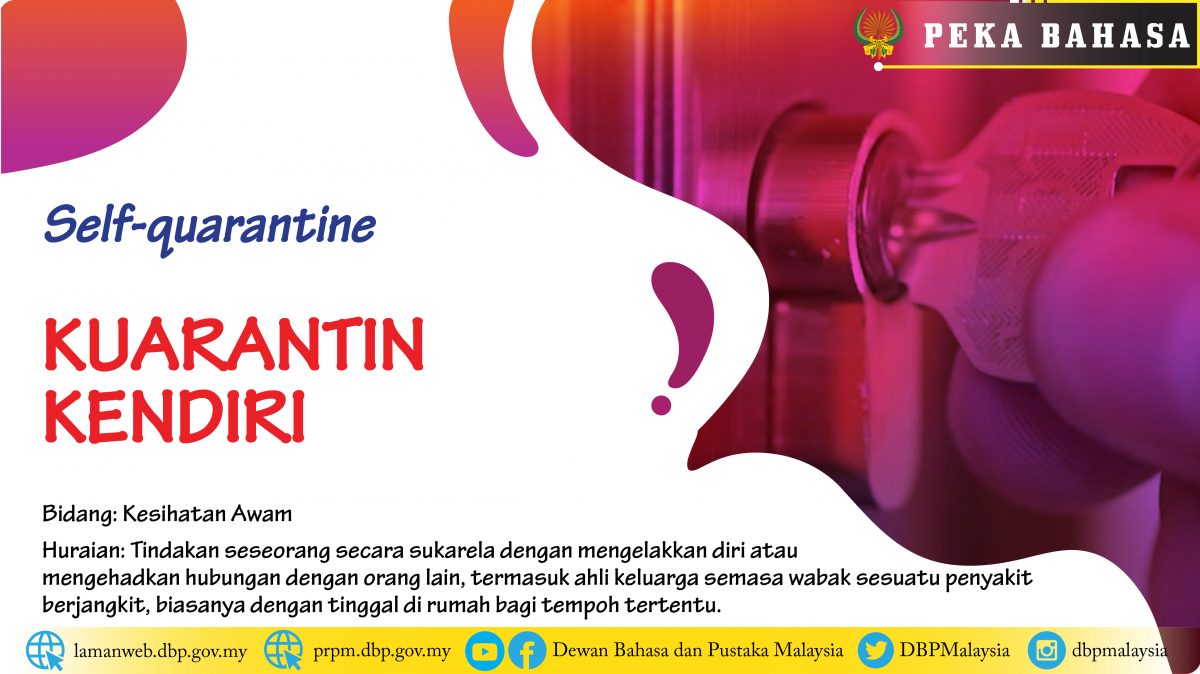 Template peka bahasa self quarantine 01