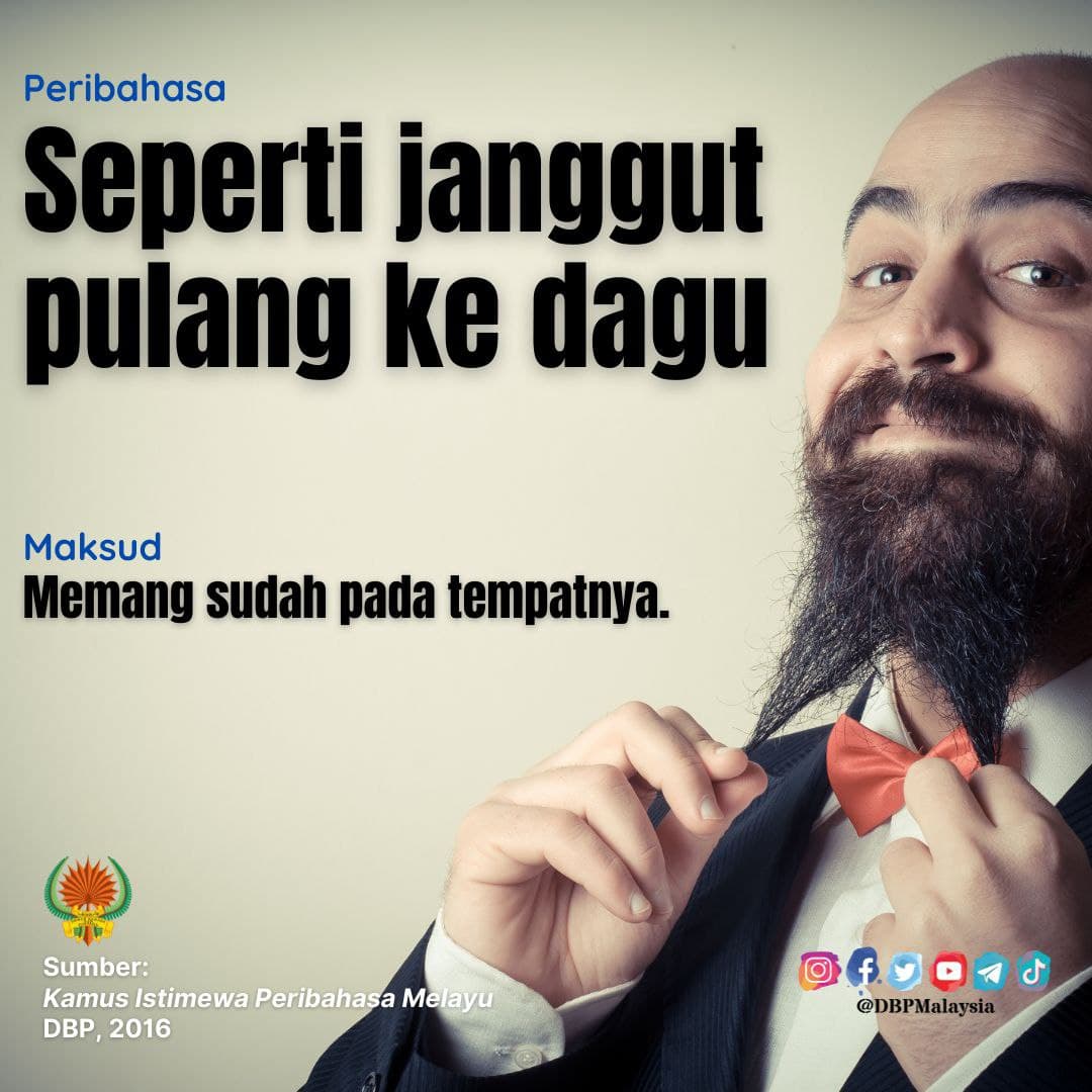 seperti janggut pulang ke dagu 020122