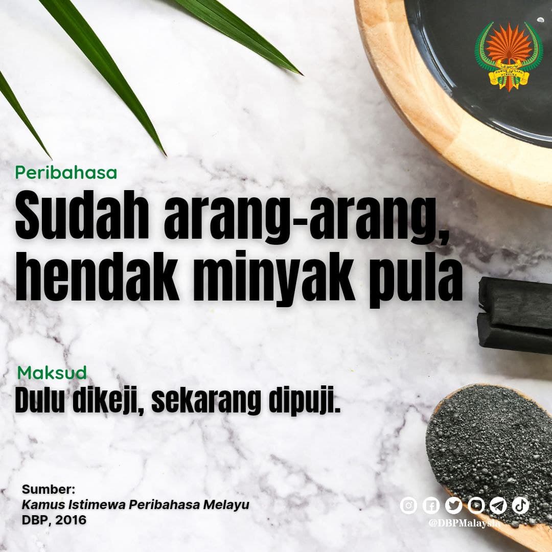 sudah arang arang hendak minyak pula 130222