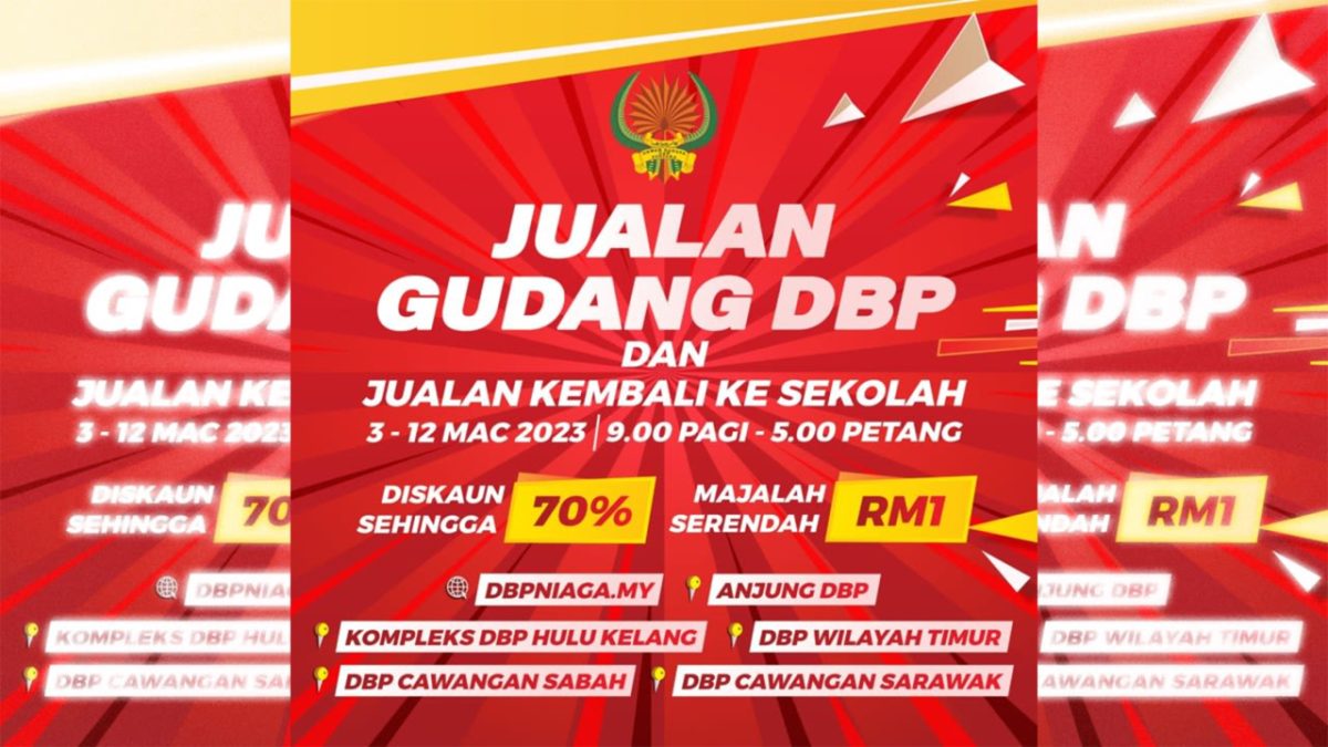 Rancangan DBP Di Sana Sini: Hebahan Jualan Gudang DBP Dan Jualan ...