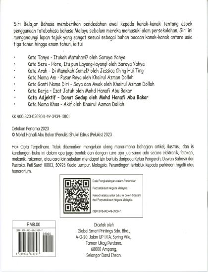 SIRI BELAJAR BAHASA: KATA ADJEKTIF - DONAT SEDAP - Image 2