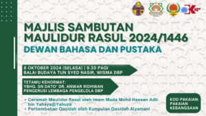 Poster Maulidur Rasul 8 Okt 2024