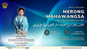 backdrop Majlis Wacana Merong Mahawangsa
