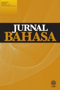 JURNAL BAHASA JILID 25 BIL. 1 JUN 2025