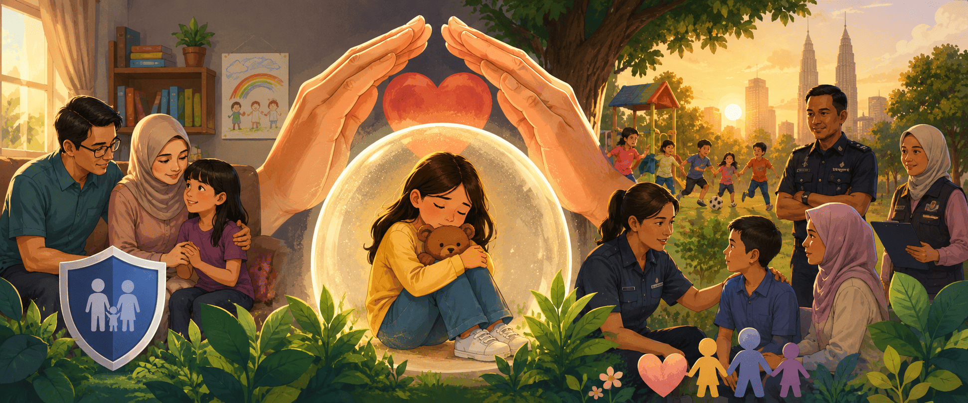 Community Embracing Children 1