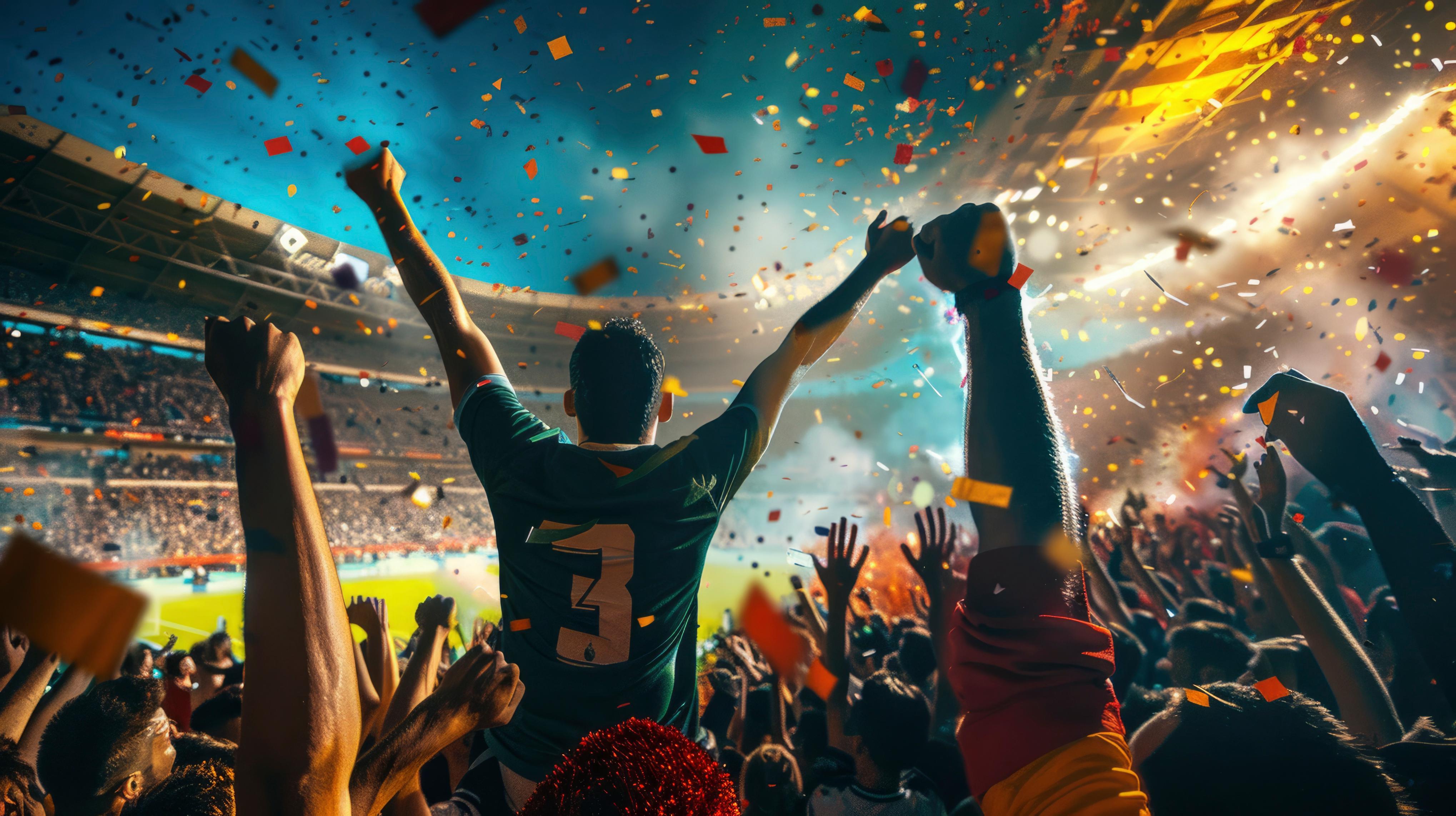 soccer stadium full people